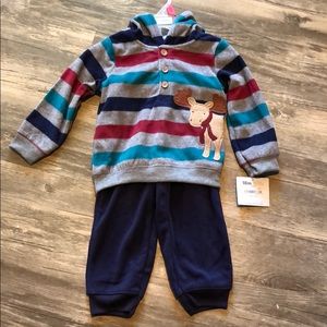Child of Mine by Carters 18mo 2 piece fleece set